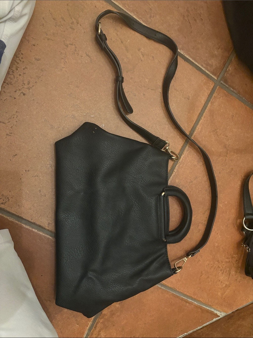 Sole Society Black  Convertible Crossbody Tote